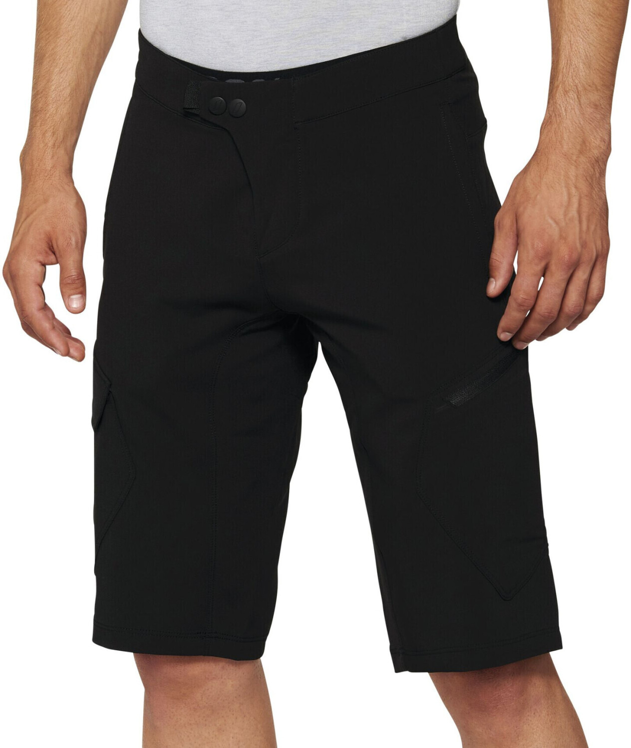 100% Ridecamp Shorts with inner pants Men black