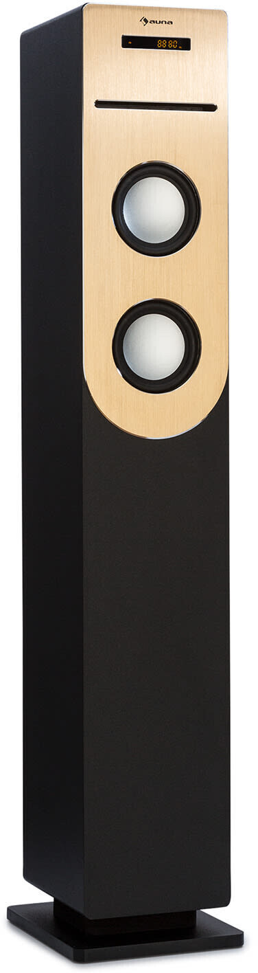 Auna BS-03S-BK Support d'enceinte Hi-Fi Black Supporter