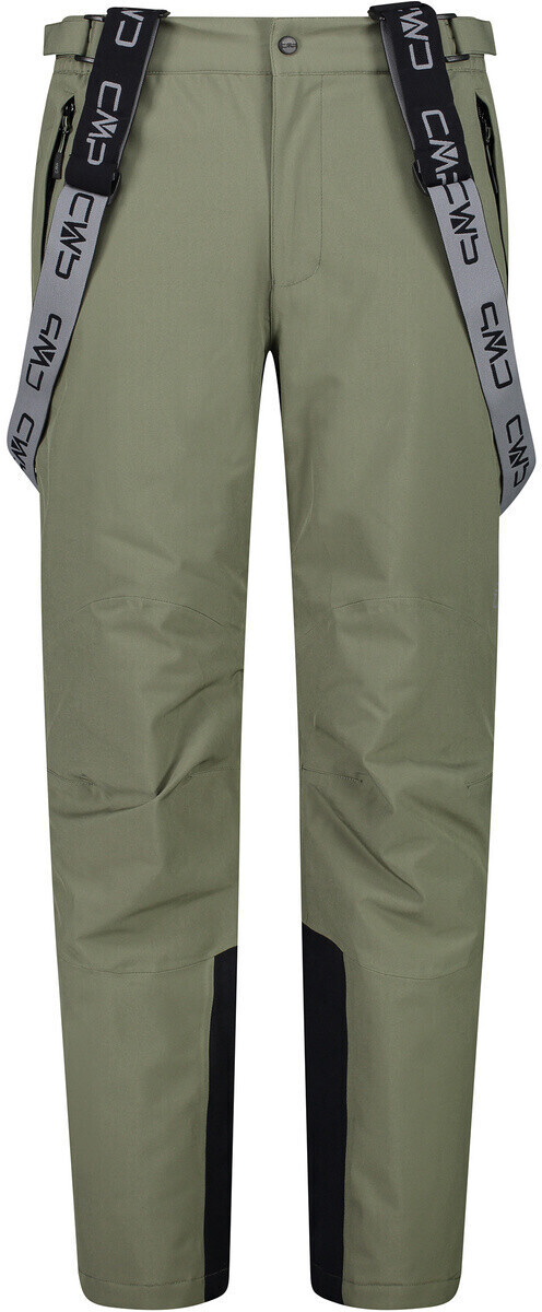 CMP Clima Protect Ski Trousers With Braces (3W17397N) kaki