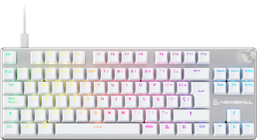 Newskill Serike TKL V2 White (ES)