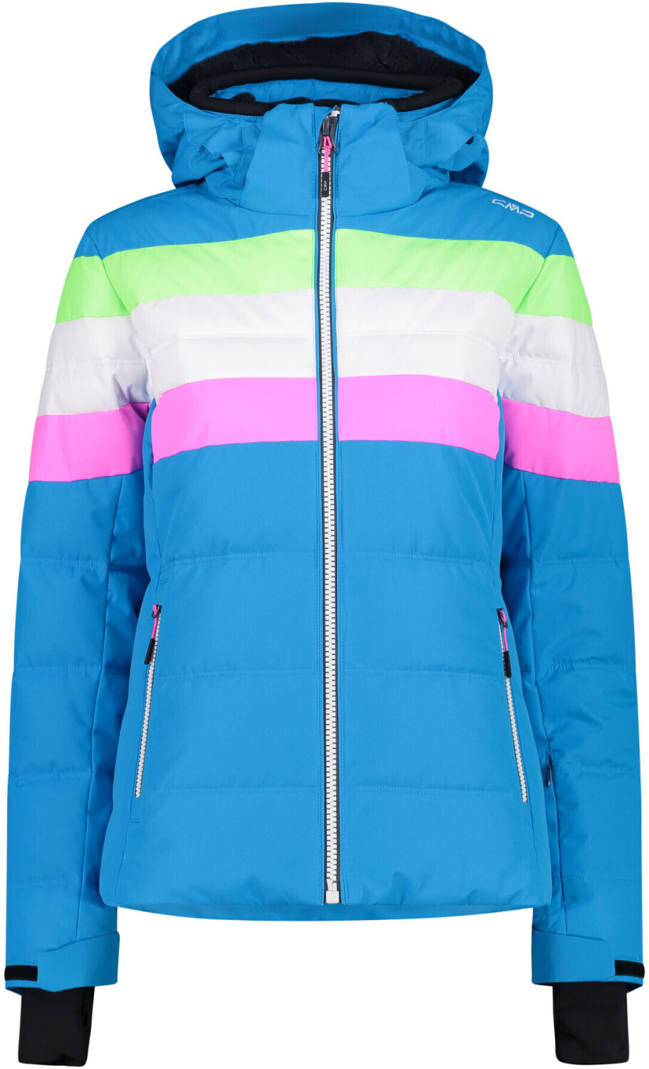 CMP Woman Jacket Zip Hood (31W0246) turchese