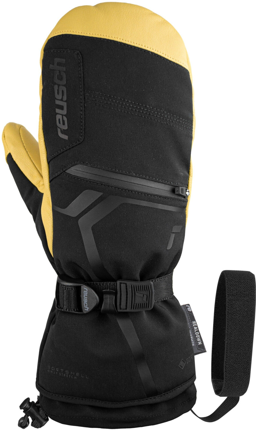 Reusch Down Spirit GTX Mitten (6101655) black/camel