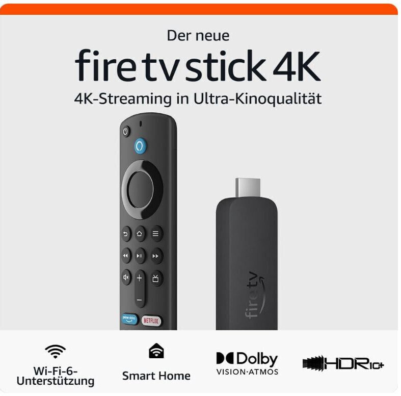 Amazon Fire TV Stick 4K Max (2. Gen.) ab 55,90 € (Juni 2024 Preise 