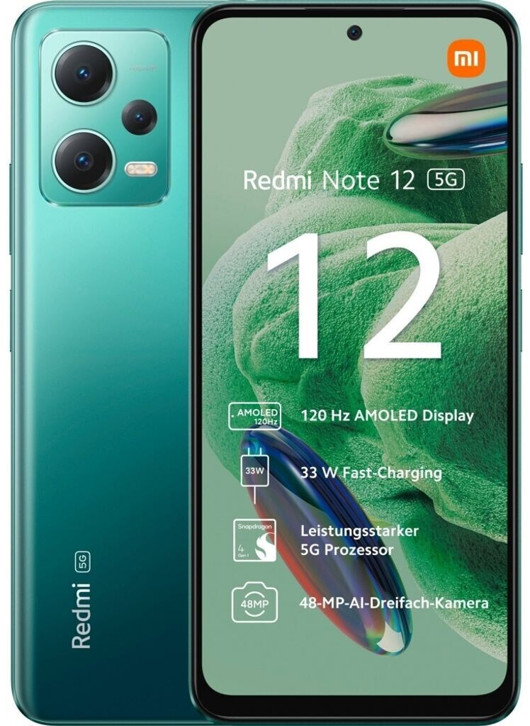 Xiaomi Redmi Note 12 8 Go 256 Go vert forêt
