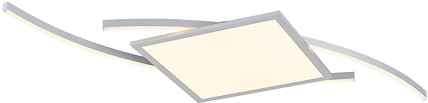 Lucande Tiaro LED ceiling lamp, square, 56.6 cm, CCT