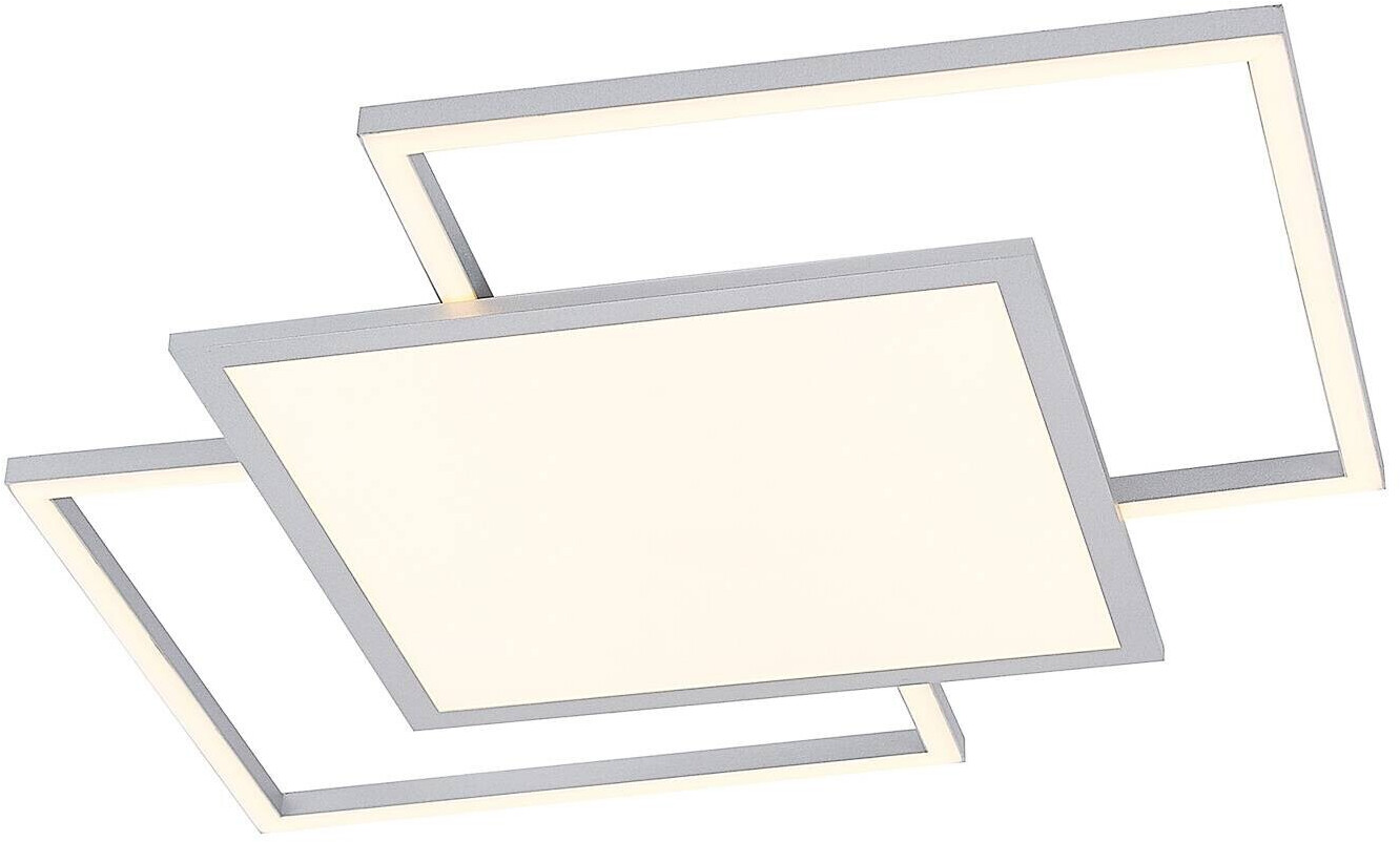 Lucande Ciaran LED ceiling lamp, square, CCT