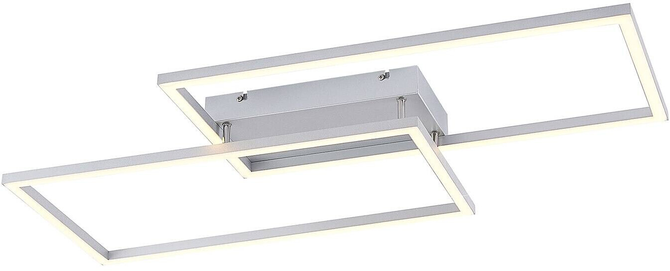 Lucande Muir LED ceiling lamp, rectangular, CCT