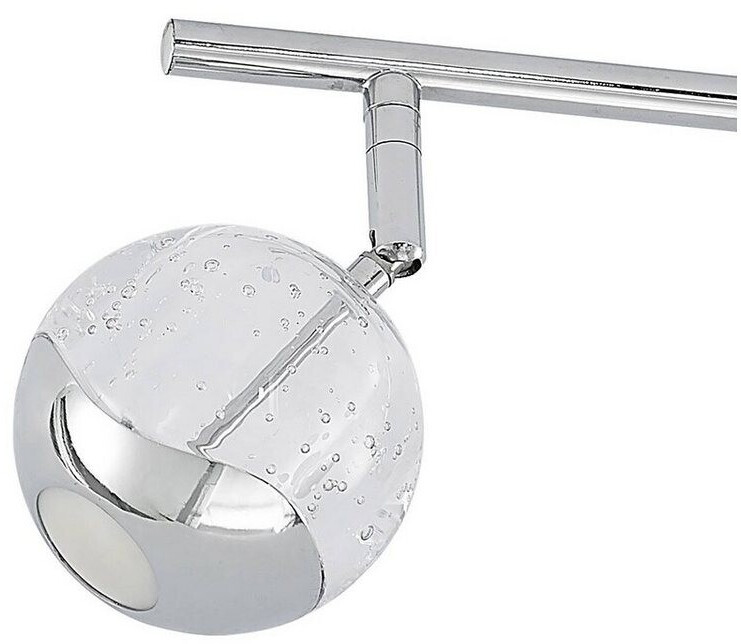 Lucande Kilio LED ceiling spotlight, 5-bulb, chrome
