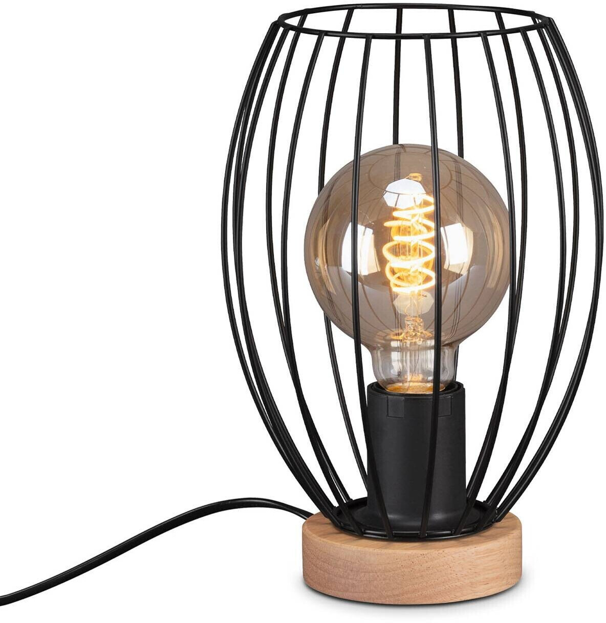Briloner Waktu table lamp, shade with straight struts