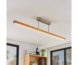 Lucande LED-Holz-Deckenleuchte Tamlin, buchefarben, 140 cm ab 199,90 € |  Preisvergleich bei