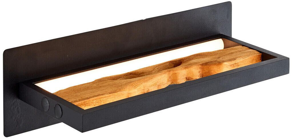 Preisvergleich 55,10 € Chaumont Holz ab Brilliant E LED-Wandleuchte aus | bei