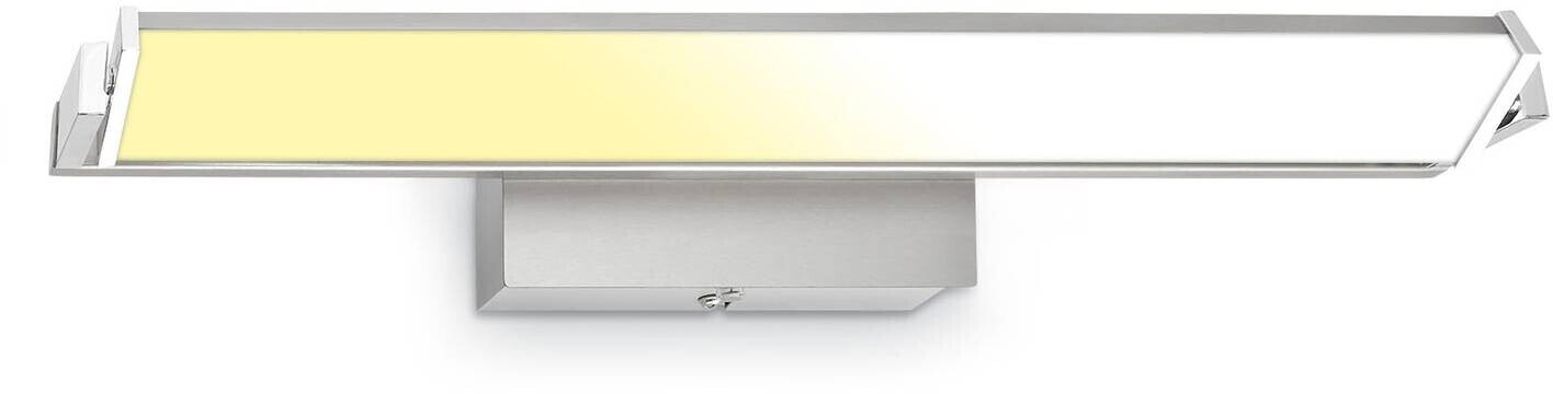 Briloner LED wall light 3723, swiveling, CCT, dim, nickel
