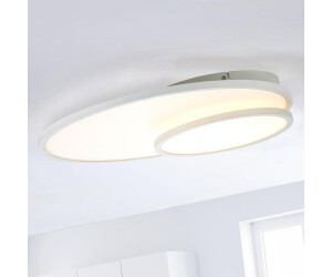 Brilliant LED-Deckenlampe Bility, rund, Rahmen weiß F ab 103,52 € |  Preisvergleich bei