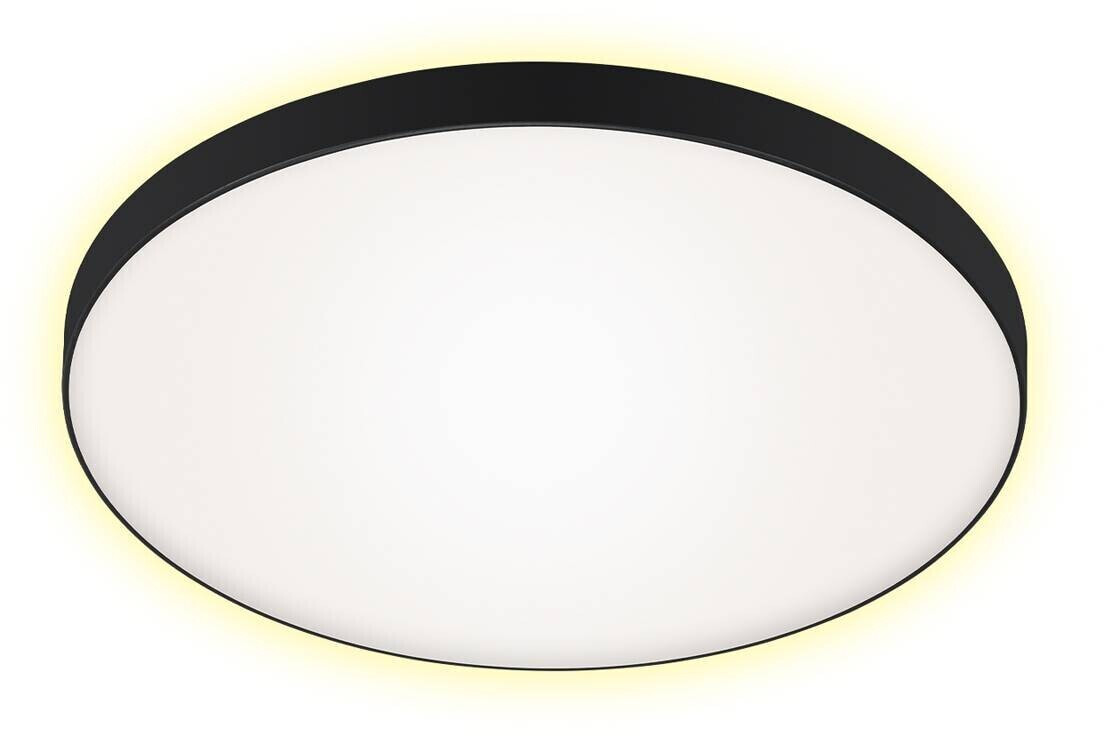 Briloner Flet LED ceiling light with backlight, Ø 35.5 cm