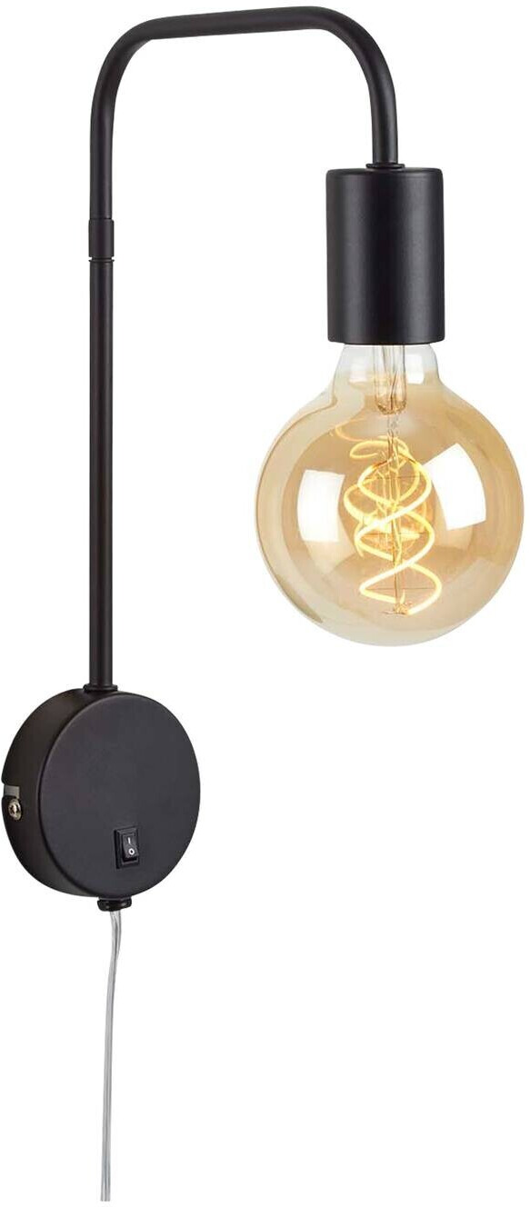 Briloner Wall light Alva Comfort light Retro, black