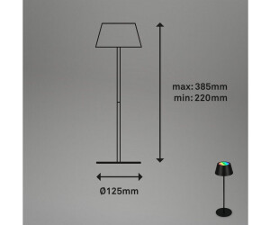 Lucide LED Akku Tischleuchte Jive in Schwarz 4W 180lm IP44 schwarz ab 37,77  €