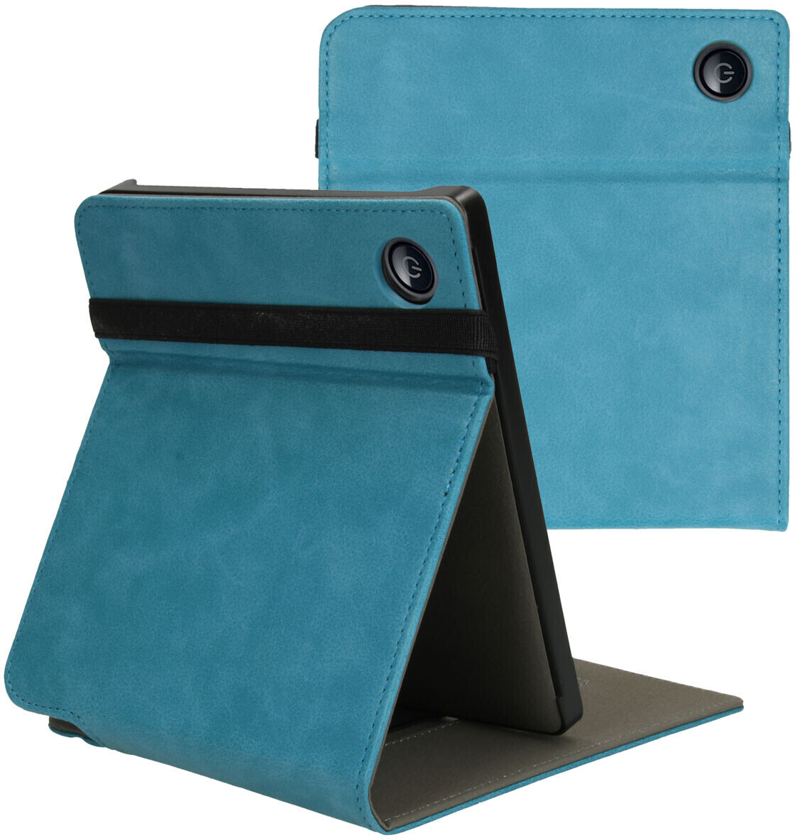 iMoshion Étui de liseuse portefeuille design Pliable pour Kobo Libra 2 /  Tolino Vision 6 - Floral Green