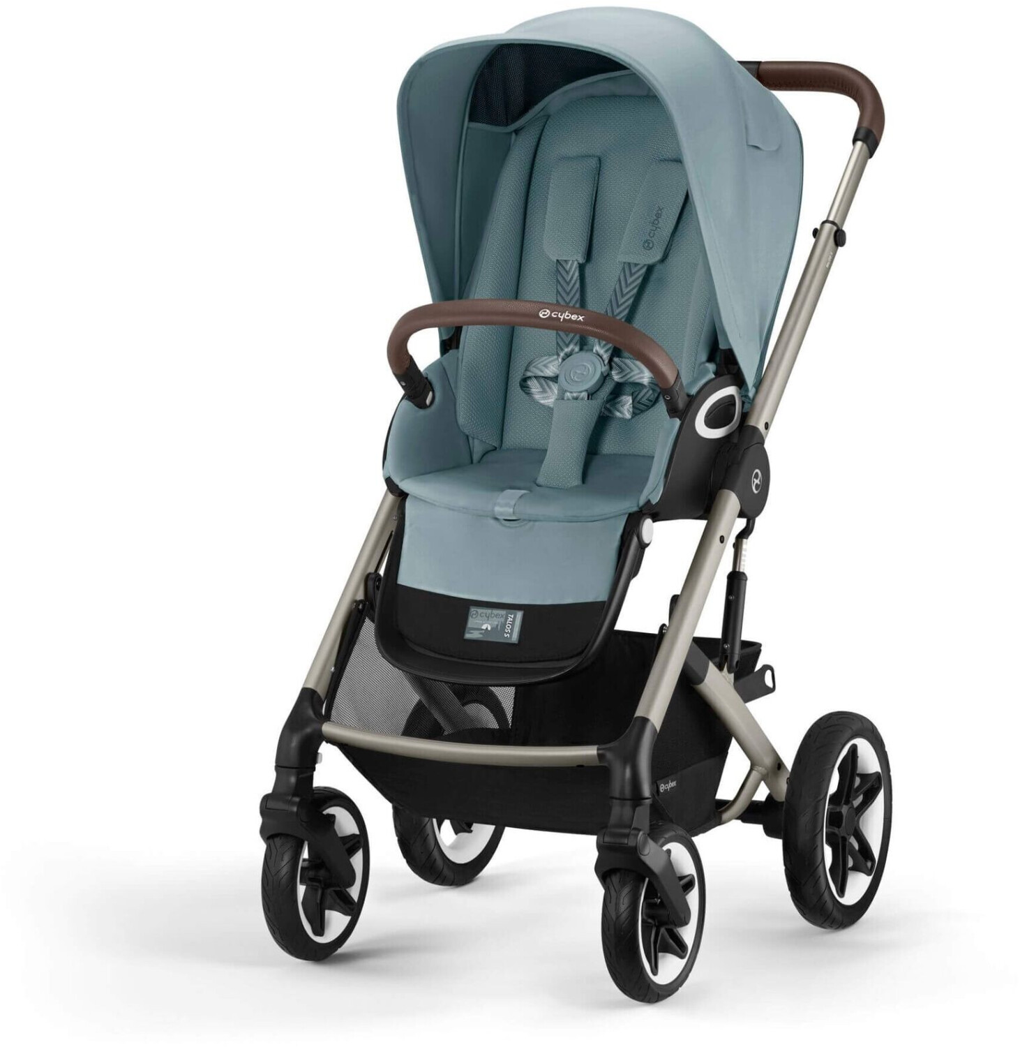 Cybex Gold Talos S Lux sky blue (taupe frame)