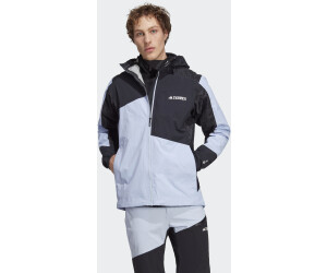 Adidas Man TERREX Xperior Hybrid RAIN.RDY Rain Jacket blue dawn/black (HN2915)