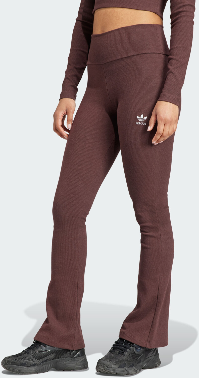 ab Preisvergleich Essentials Pants Flared Rib bei shadow (IJ5398) Woman | Adidas Brown 30,00 €