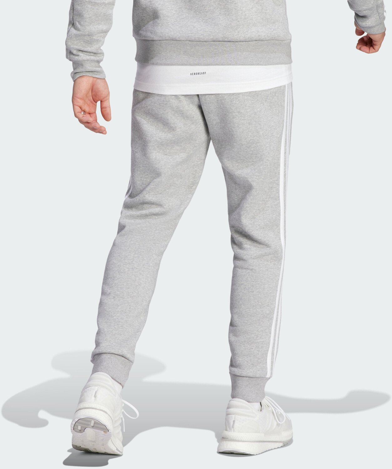 Adidas Man Essentials | Tapered Preisvergleich € Pants heather 50,00 (IJ6494) Cuff grey 3-Stripes bei ab medium