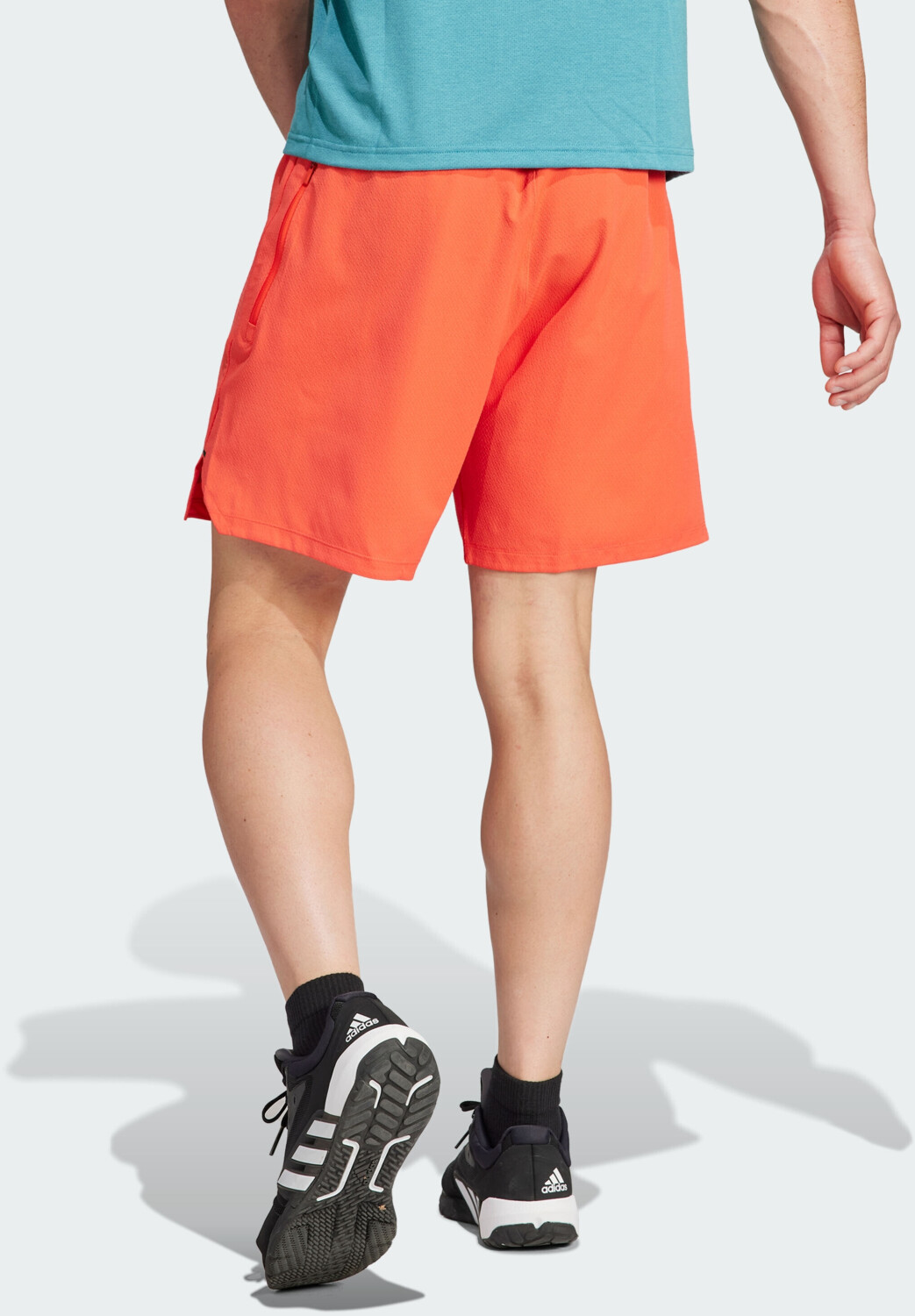 Adidas Man Workout Knurling Shorts bright red black IL1424 ab 24 00 Preisvergleich bei idealo
