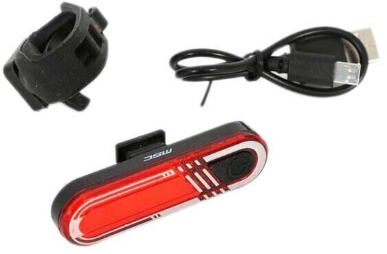 Luce posteriore Infini Metis 80 lumen USB nero per bici