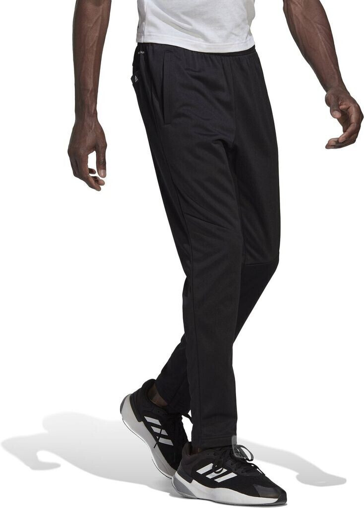 adidas AEROREADY Game and Go Regular Tapered Fleece Training Pants - Black