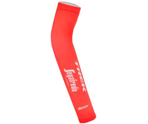 Santini Trek Segafredo 2023 Arm Warmers Men red
