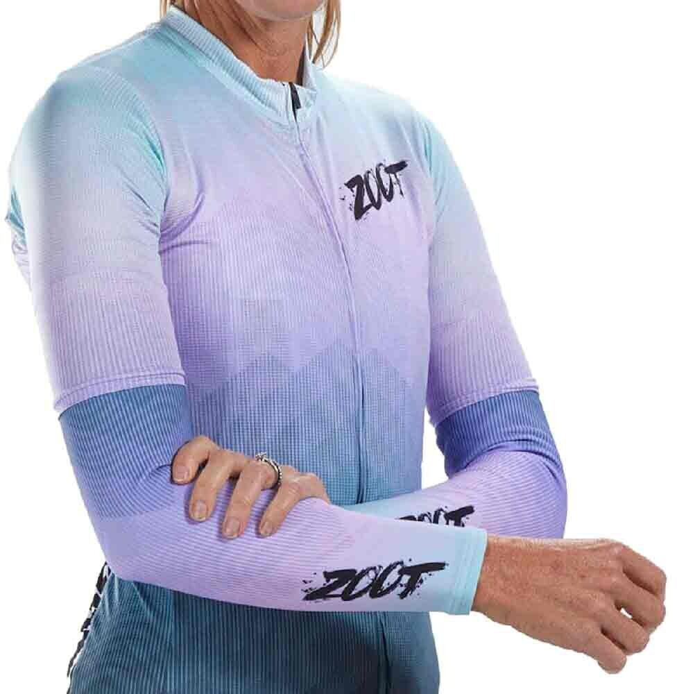 Zoot Ltd Cycle Arm Warmers Men red orange