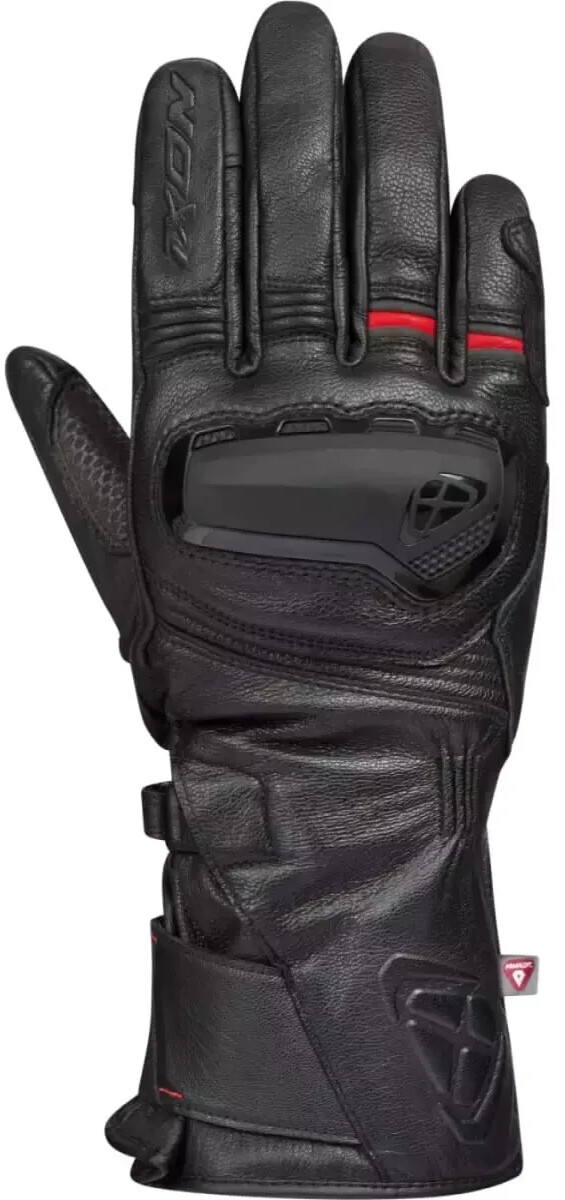 IXON Gants Pro Miles noir/rouge