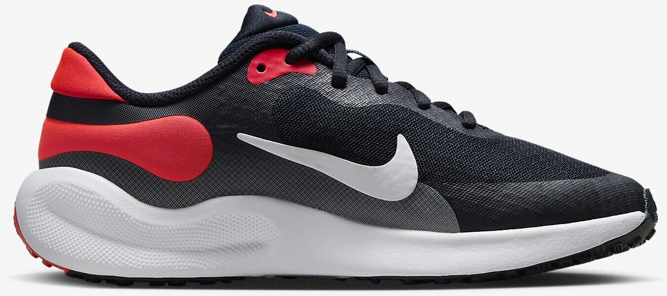 Nike Revolution 7 Big Kids dark obsidian bright crimson black white ab 42 00 Preisvergleich bei idealo