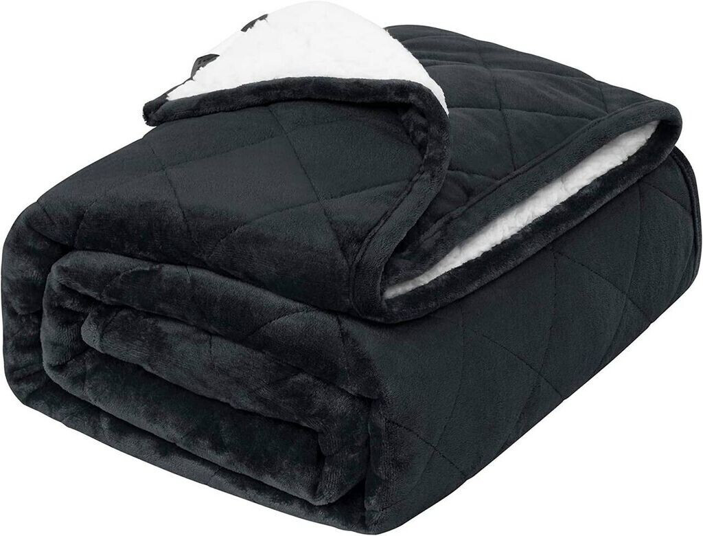 Woltu double-sided weighted blanket anti-stress anthracite 150x2009kg