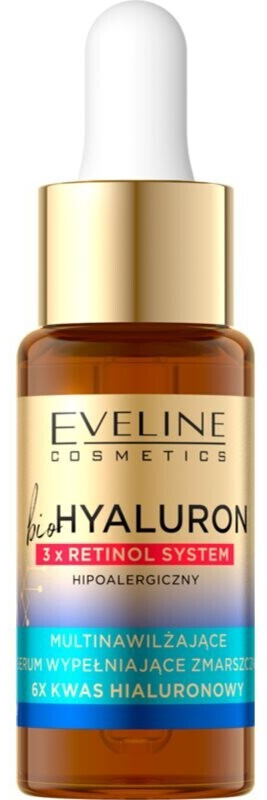 Photos - Other Cosmetics Eveline Cosmetics Eveline Eveline Bio Hyaluron 3x Retinol System Serum  (18ml)