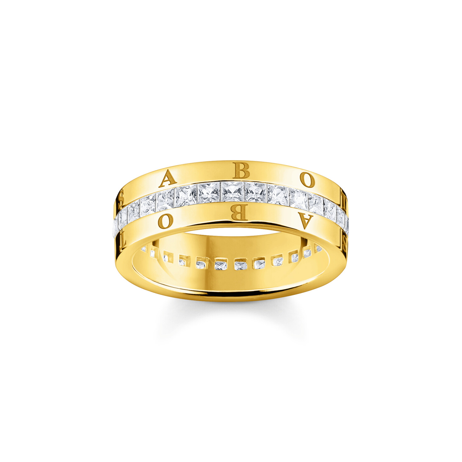 THOMAS SABO Bracciale In Argento 925 Con Zirconi Rosa A2156-414-14 - Gioiello Donna Elegante Con Ciondolo, Taglia Unica