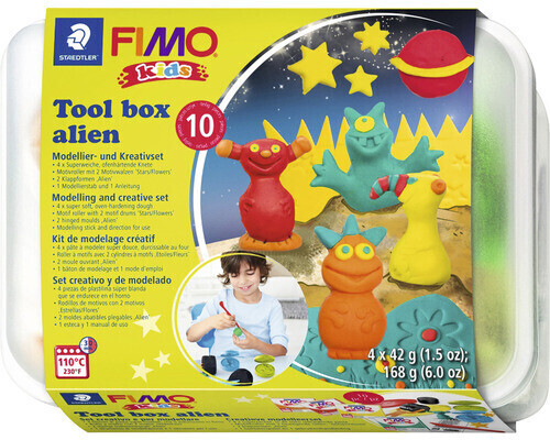Glorex FIMO Kids Tool Box Aliens