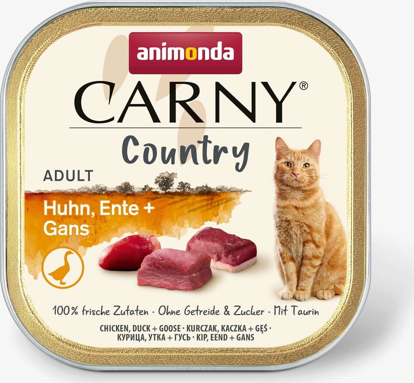 Animonda Carny Country Adult wet cat food Chicken, Duck + Goose 100g