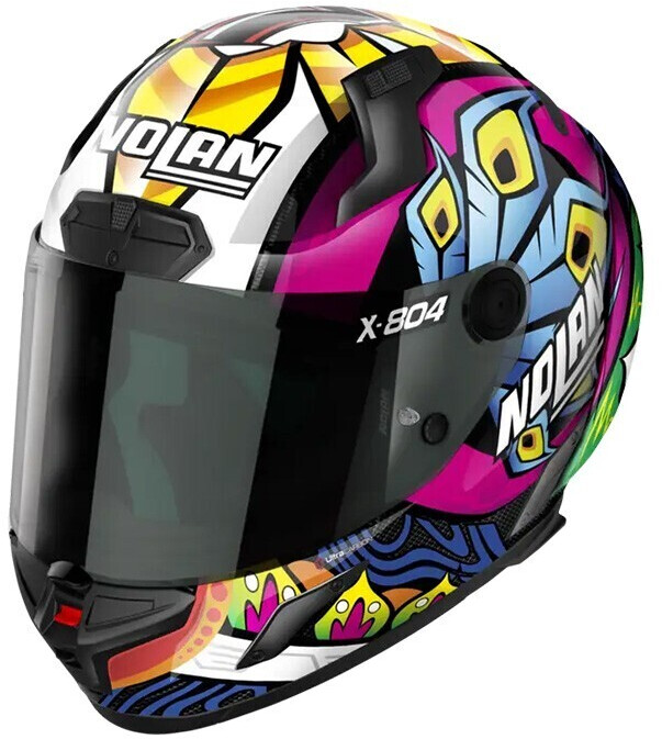 Photos - Motorcycle Helmet Nolan X-804 RS Ultra Carbon Davies multicolored 