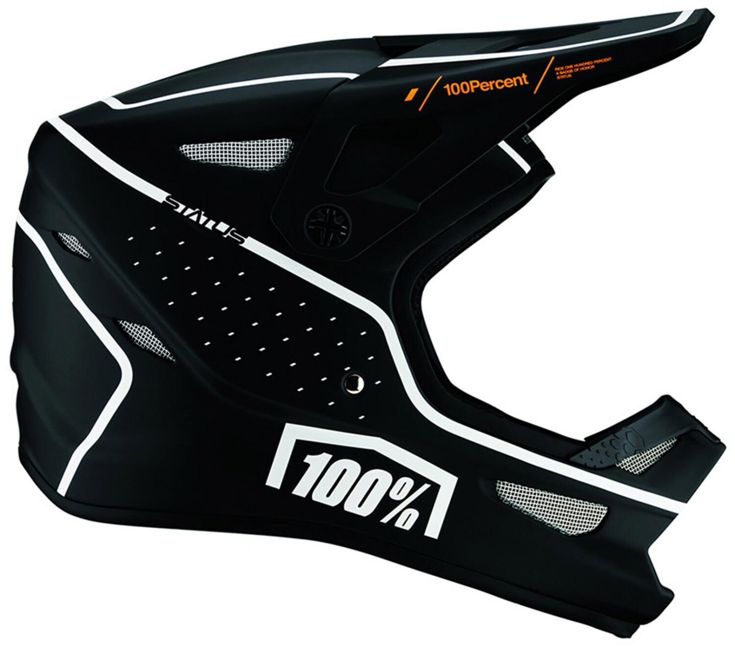 100% Status Downhill Helmet (80010-00054) black