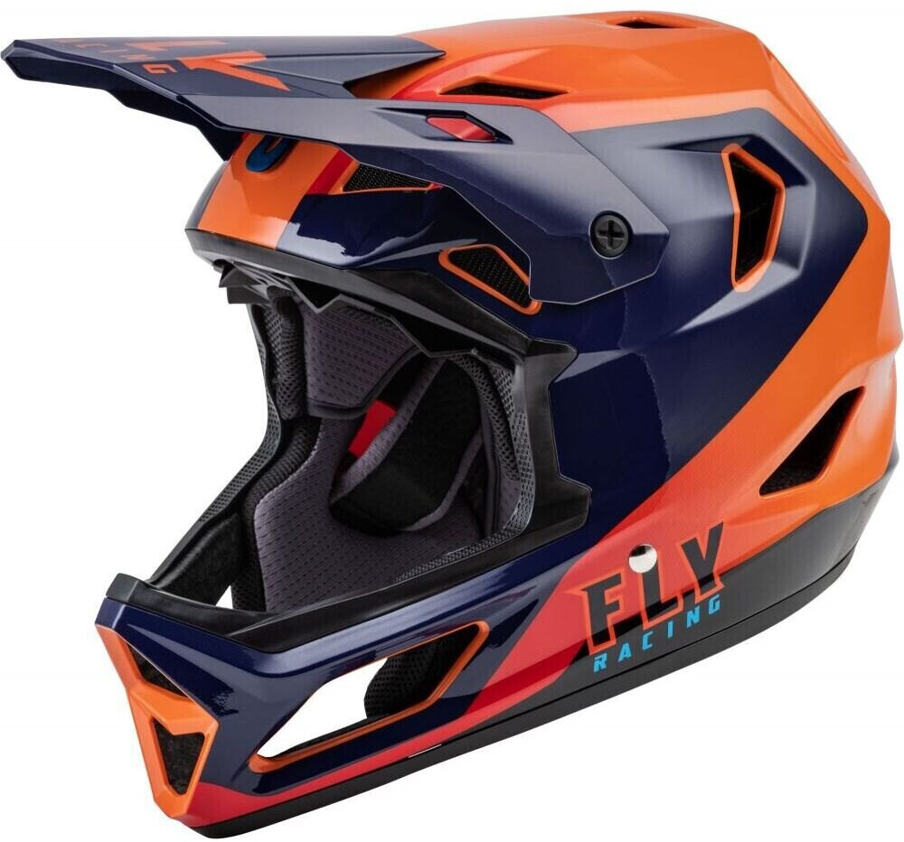 Fly Racing Rayce Downhill Helmet (73-3606S) orange