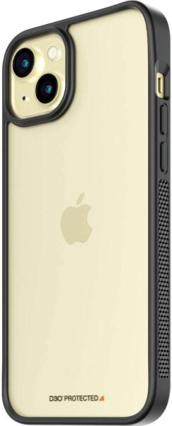 PanzerGlass Antibakterielle Schutzhülle PanzerGlass ClearCase für Apple iPhone 15 Plus,Schwarz
