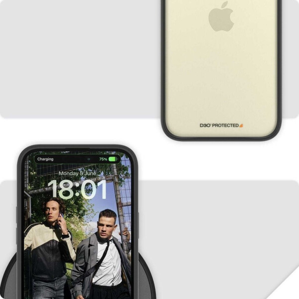PanzerGlass Antibakterielle Schutzhülle PanzerGlass ClearCase für Apple iPhone 15 Plus,Schwarz, Bild 11