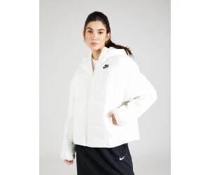 White nike padded jacket cheap