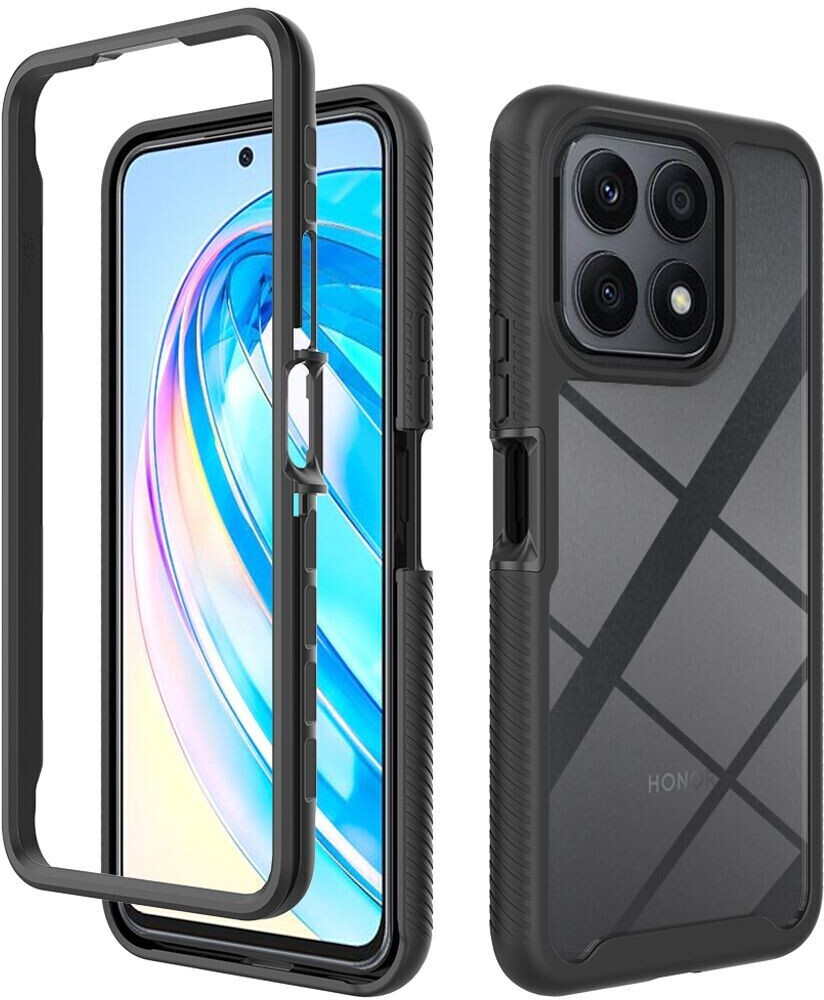 Yarxiawin Kompatibel Mit Honor X8a Hülle Transparent Glitzer Aesthetic Muster Handyhülle Honor X8a Silikon Durchsicht Dünn Cover, Schutzhülle Honor X8a Clear Case Silikonhülle (Grün