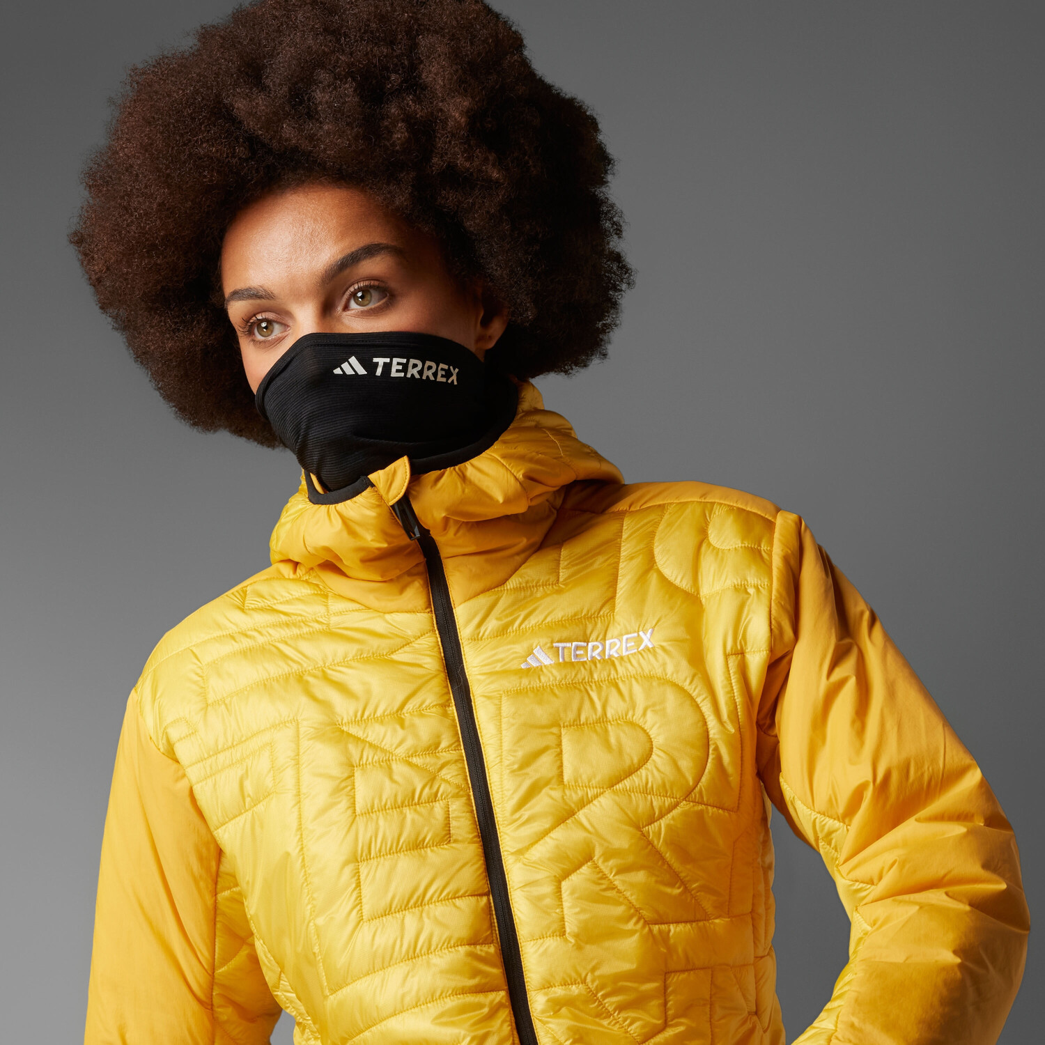 Adidas terrex jacket yellow outlet