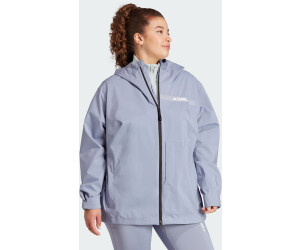 Adidas Woman TERREX Multi RAIN.RDY 2.5-Layer Rain Jacket Plus Size 1X  silver violet (IP3829) ab 112,00 € | Preisvergleich bei | 