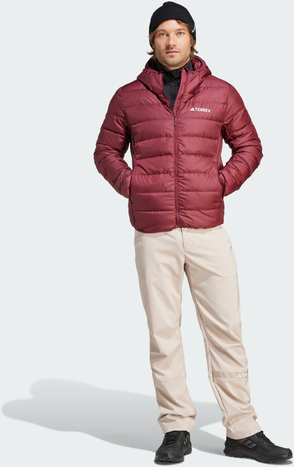 Adidas Man Hooded Light shadow bei | 167,00 Down € Terrex red (IP6040) Jacket Preisvergleich Multi ab