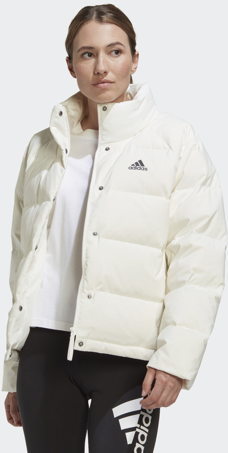Adidas puffer new arrivals jacket white