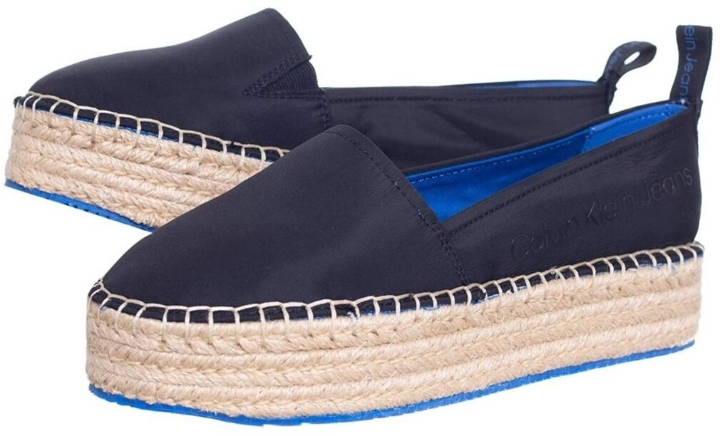 Calvin Klein Jeans Flatform Espadrille Soft Ny YW0YW00989 Black BDS