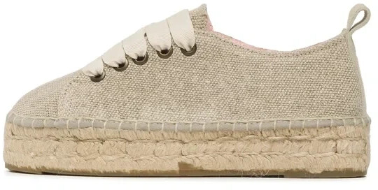 Manebi Lace-Up Espadrilles O 7.1 E0 Natural